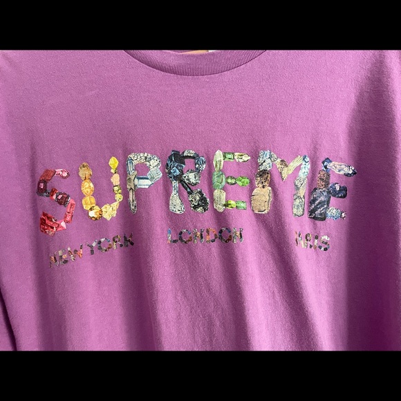 Purple Supreme Crystals Shirt - Picture 2 of 3